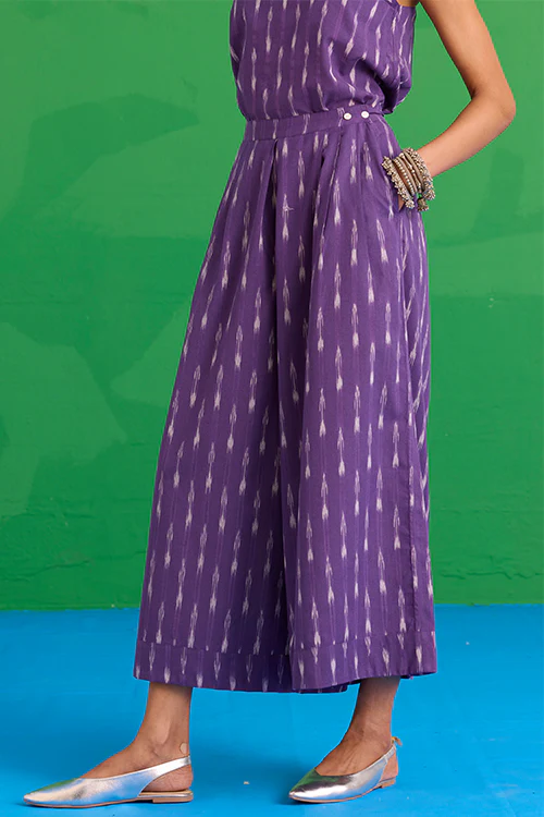 Okhai "Ombra" Pure Cotton Ikkat Pants - Image 2