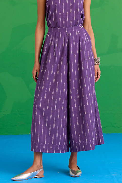 Okhai "Ombra" Pure Cotton Ikkat Pants - Image 3