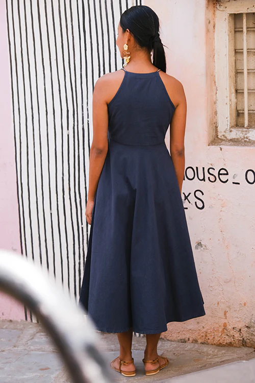 Okhai "Orchard" Suf Embroidered and Bead work Pure Cotton Dress - Image 5
