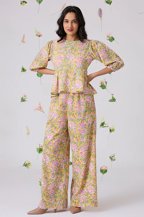 Okhai "Patang" Handblock Printed Pure Cotton Top - Image 8