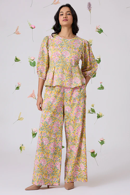 Okhai "Patang" Handblock Printed Pure Cotton Top - Image 9