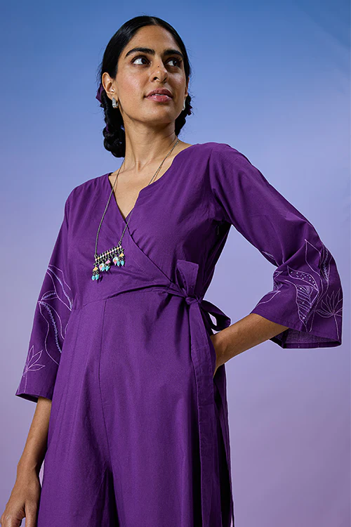 Okhai 'Powerful' Pure Cotton Hand Embroidered Jumpsuit - Image 7