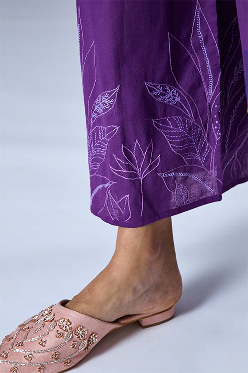 Okhai 'Powerful' Pure Cotton Hand Embroidered Jumpsuit - Image 9
