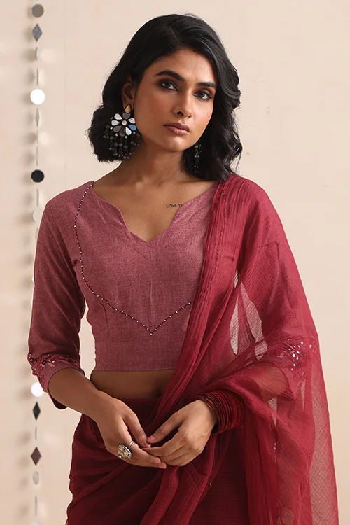 Okhai "Prism" Hand-Embroidered Pure Cotton Blouse - Image 2