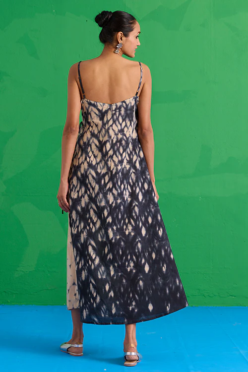 Okhai "Quartzite" Tie-Dye Pure Cotton Wrap Dress - Image 5