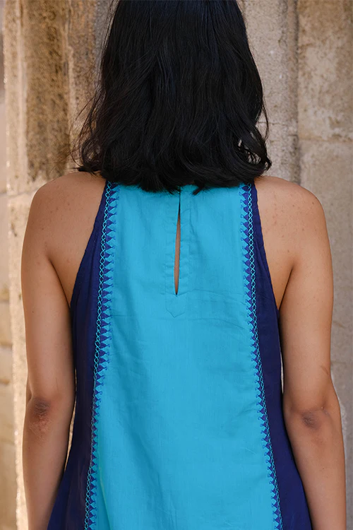 Okhai "Rivulet" Hand-Embroidered Mul Kurta Pant Set - Image 5