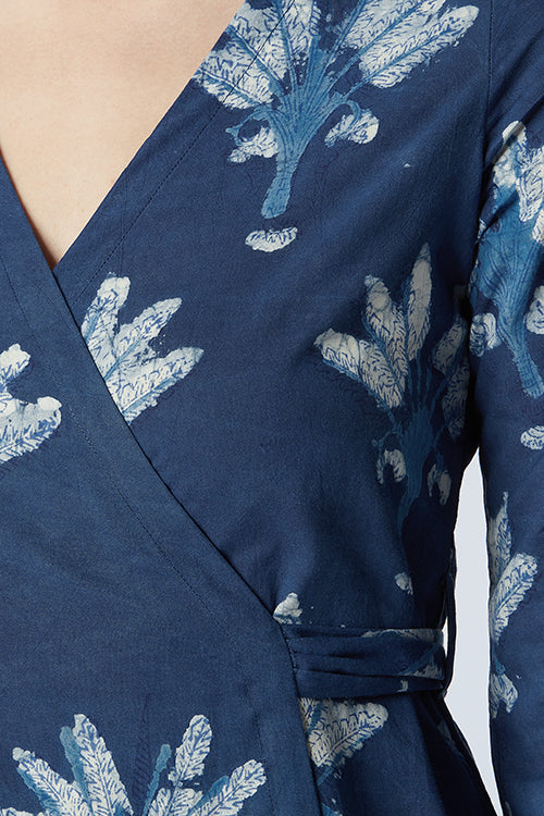 Okhai 'Un-Cage' Cotton Hand Block Printed Dress - Image 2