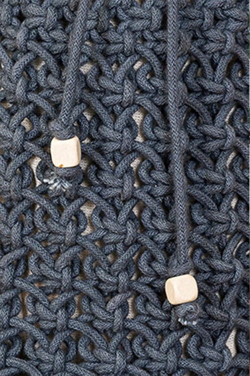 On-The-Go Hand-Knotted Bucket Bag - Image 4