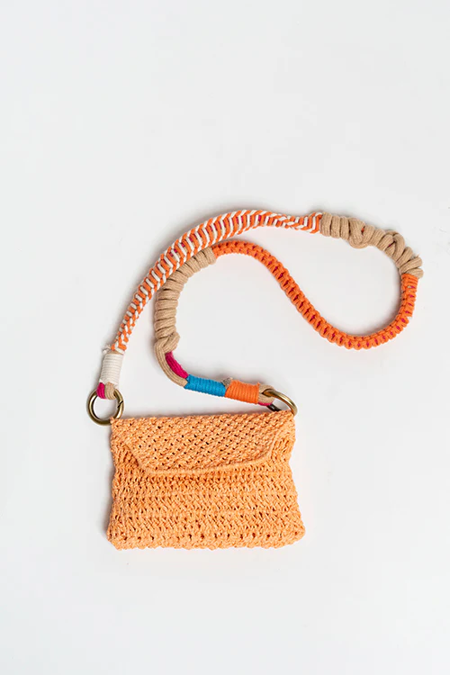 One 'O' Eight Knots Glee Raffia Mini Bag - Image 3