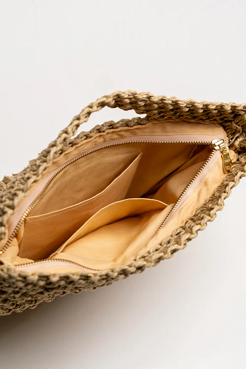 One 'O' Eight Knots Luna Raffia Bag - Image 3