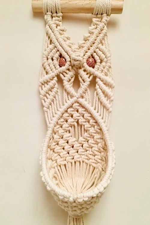 "House of Macrame" Owl Plant Hanger - Image 6