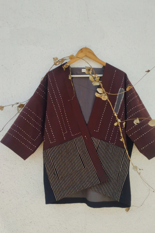 Patch Over Patch Cocoa Brown Jacket