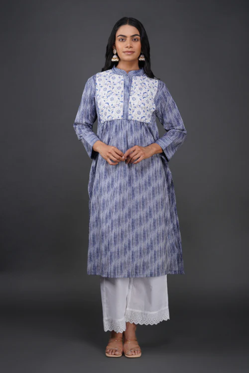 Phae Aaliya Kurta In Shaded Cotton Fabric - Image 4