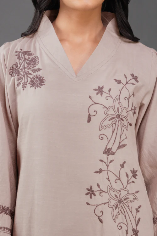 Phae Aaria Kurta In Cotton Slub - Image 2