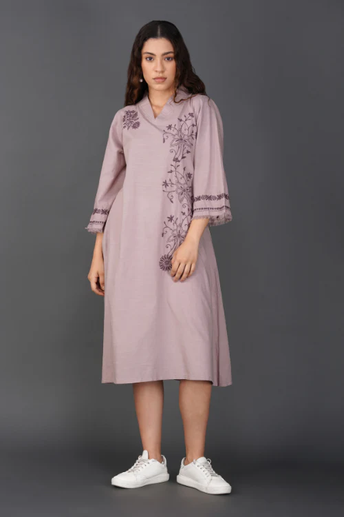 Phae Aaria Kurta In Cotton Slub - Image 5