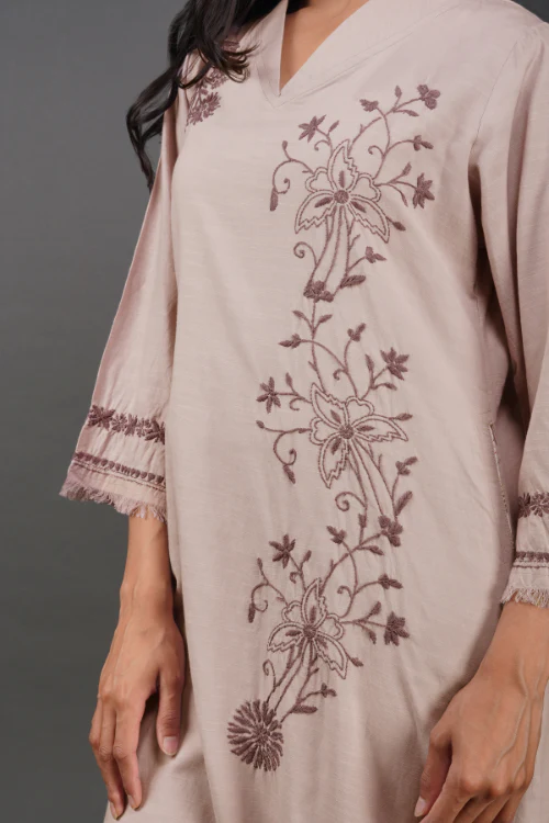 Phae Aaria Kurta In Cotton Slub - Image 7