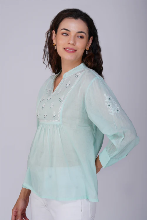 Phae Aavya Mulmul Top - Image 3