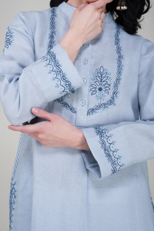 Phae Anara Powder Blue Kurta - Image 3