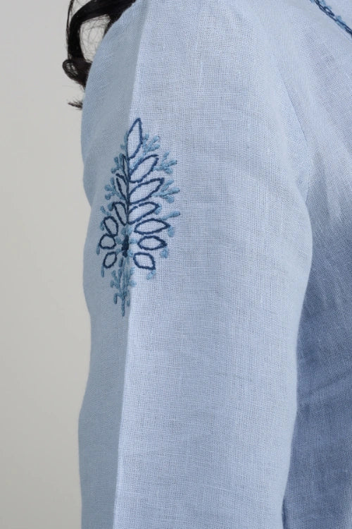 Phae Anara Powder Blue Kurta - Image 4