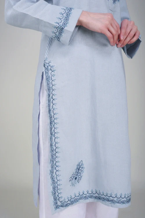 Phae Anara Powder Blue Kurta - Image 5