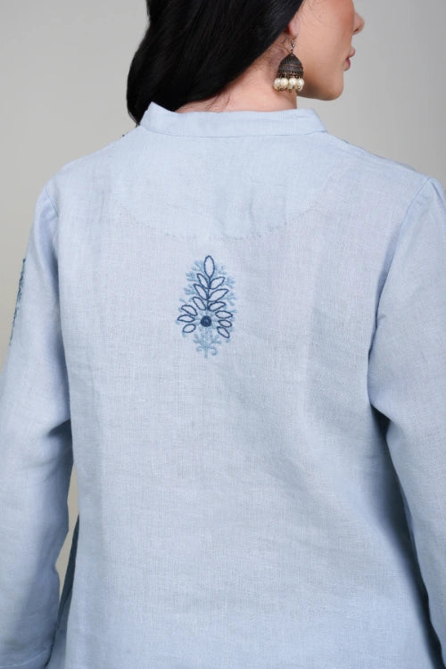 Phae Anara Powder Blue Kurta - Image 6