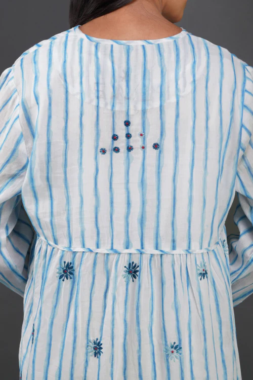 Phae Anya Dress In Cotton Mulmul - Image 5