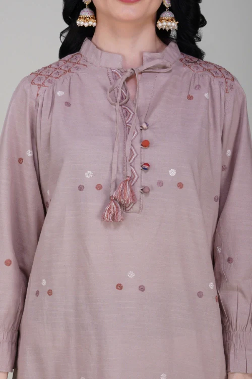 Phae Bahaar Muave Kurta - Image 6