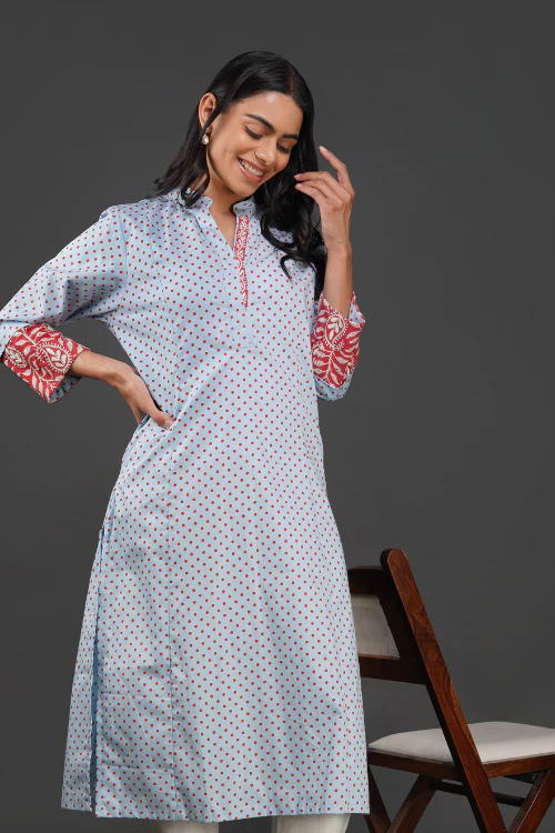 Phae Hiya Cotton Straight Kurta - Image 6