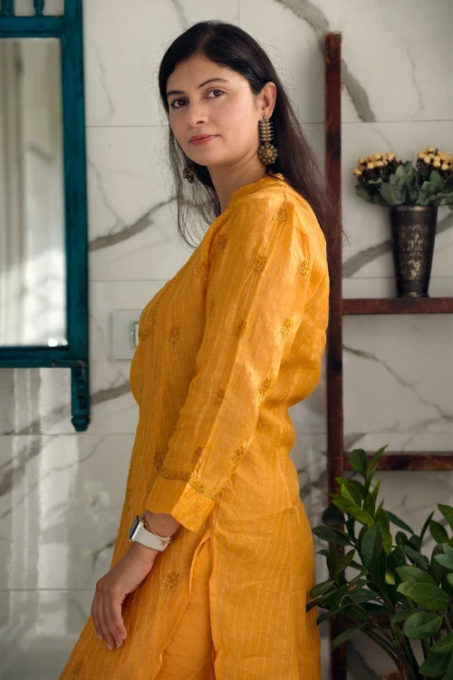 Phae Ishani Co-Ord Set In Amber - Image 5