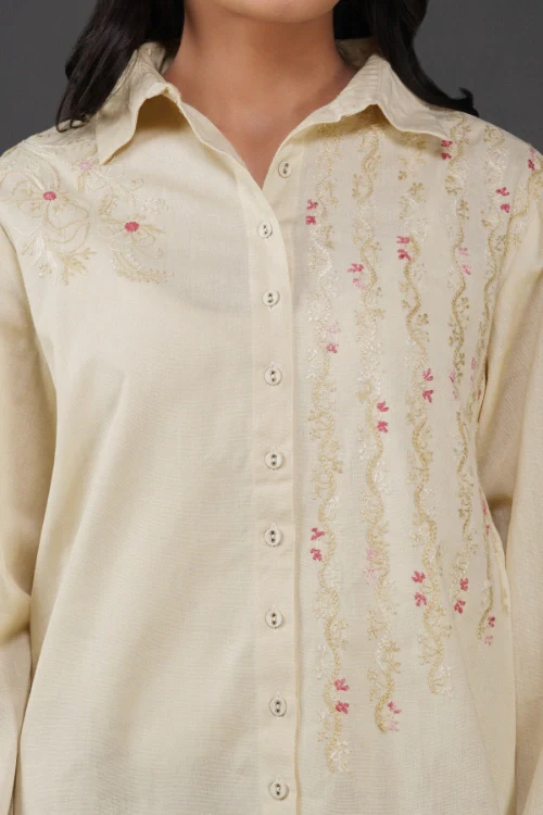 Phae Mona Cream Shirt