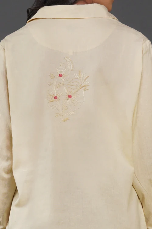 Phae Mona Cream Shirt - Image 6