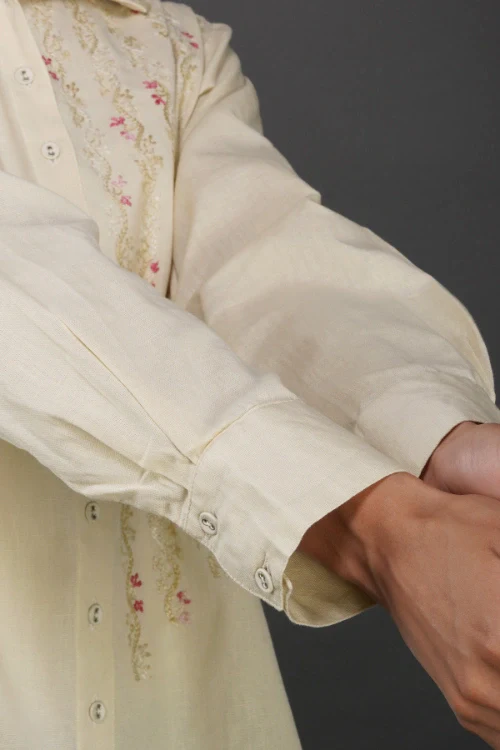 Phae Mona Cream Shirt - Image 7