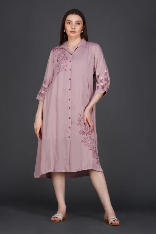 Phae Nima Dusty Pink Dress