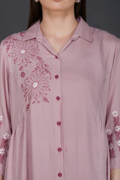 Phae Nima Dusty Pink Dress - Image 4