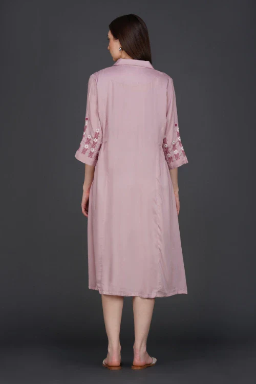 Phae Nima Dusty Pink Dress - Image 5