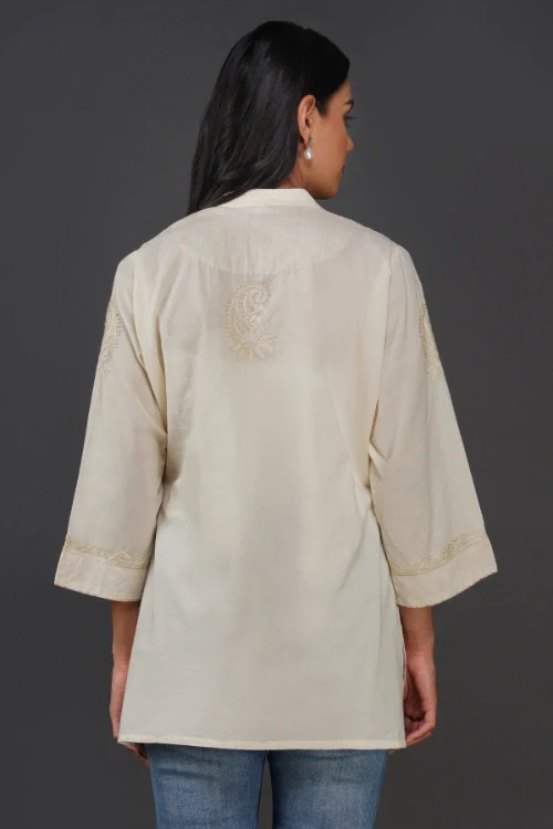 Phae Tara Cream Top - Image 5