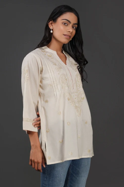 Phae Tara Cream Top - Image 7