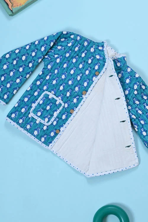 Poddar Exports Penguin Kids Quilted Jacket - Image 4