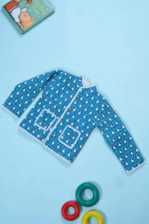 Poddar Exports Penguin Kids Quilted Jacket - Image 5