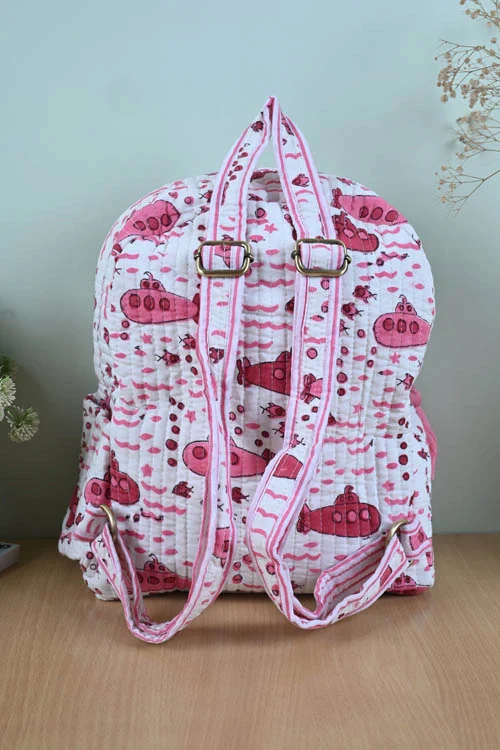 Poddar Exports Pink Submarine Backpack - Image 3