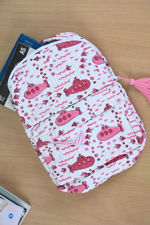 Poddar Exports Pink Submarine Backpack - Image 4