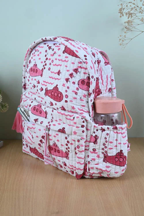 Poddar Exports Pink Submarine Backpack - Image 5