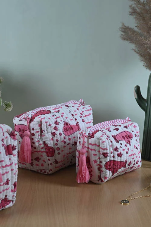 Poddar Exports Pink Submarine Multi Purpose Pouch - Image 3