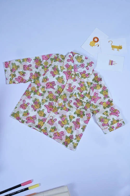 Poddar Exports Rabbit Kids Cotton Night Suit Set - Image 3