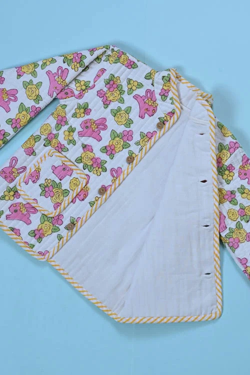 Poddar Exports Rabbit Kids Quilted Jacket - Image 2