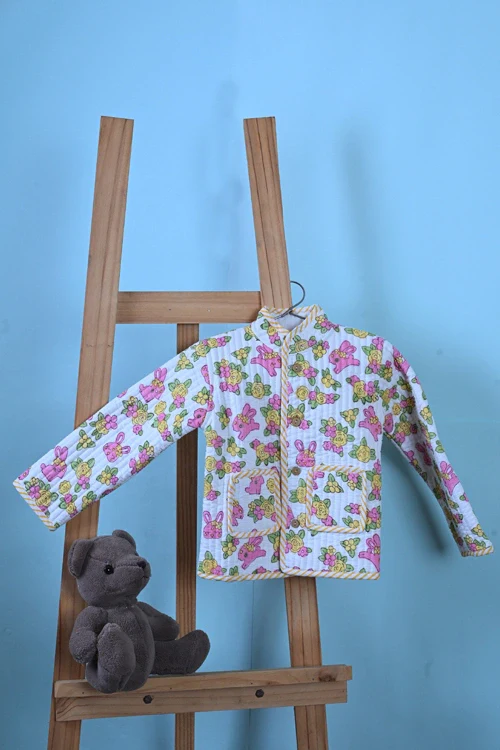 Poddar Exports Rabbit Kids Quilted Jacket - Image 3