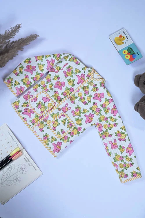 Poddar Exports Rabbit Kids Quilted Jacket - Image 4