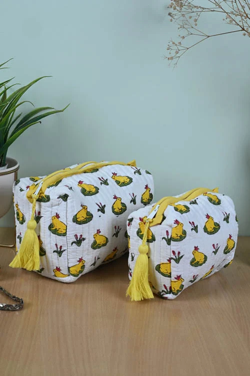 Poddar Exports Yellow Frog Multi Purpose Pouch - Image 2