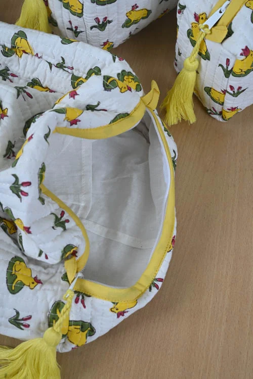 Poddar Exports Yellow Frog Multi Purpose Pouch - Image 3