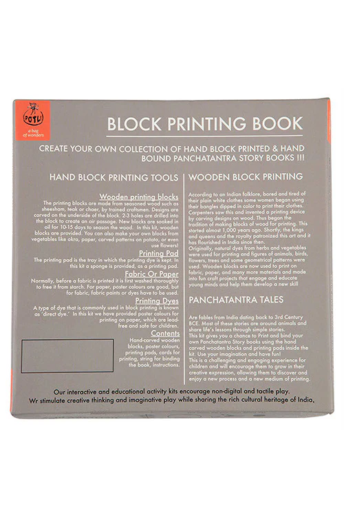 Potli DIY Panchatantra Block Print Kit - Goats and The Jackal - Image 3